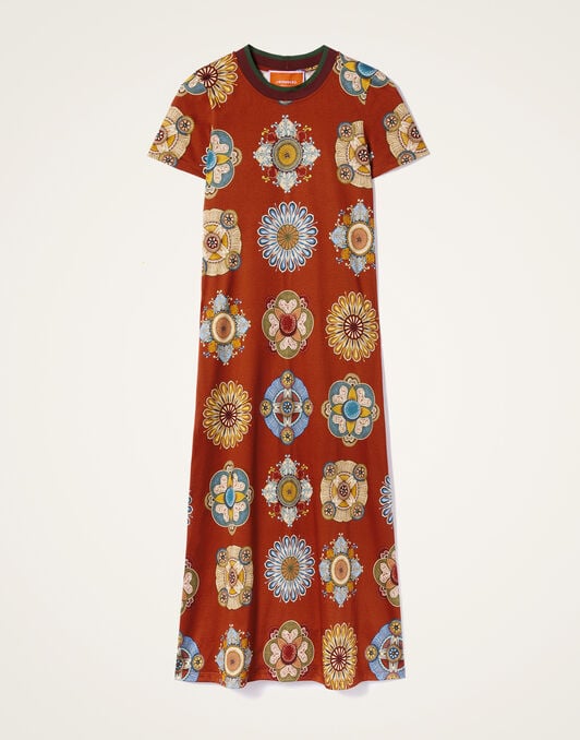 Sporty Swing Dress La DoubleJ: Nucleus Rust Sporty Swing Dress La DoubleJ: Nucleus Rust DRE0247JER002