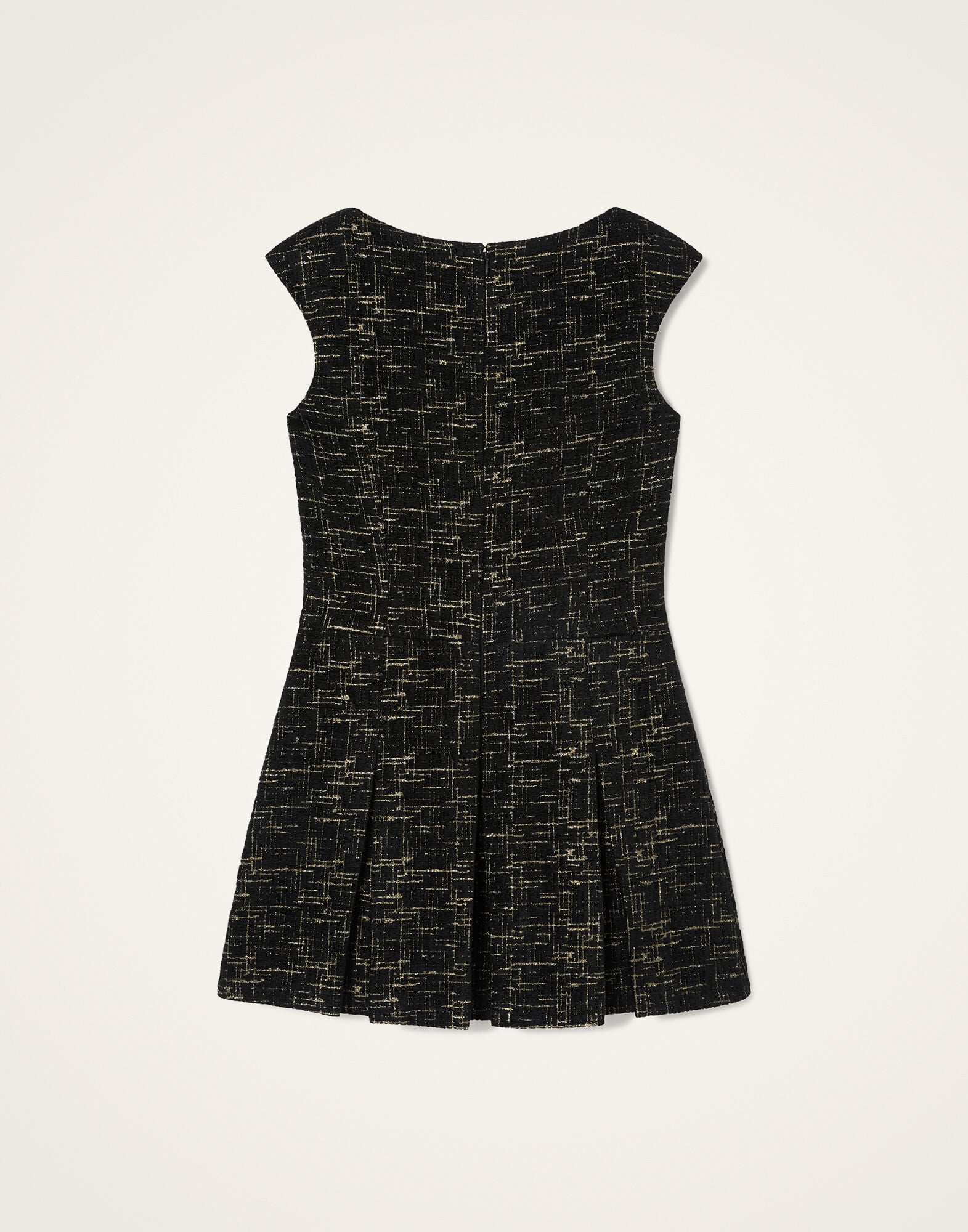 Pixie Dress La DoubleJ: Bicolor Black DRE1146WOL040