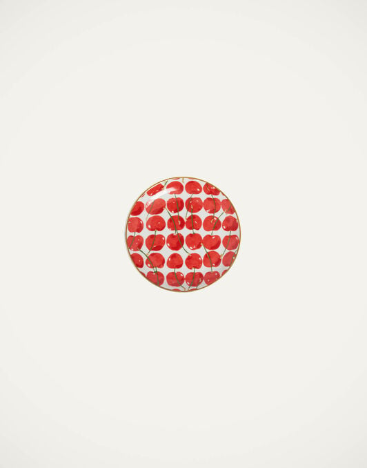 Mini Plate La DoubleJ: Cherries Ivory SID0006CER001