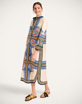Sundowner Tunic La DoubleJ: Lemuria Placée Blue DRE0924COT015