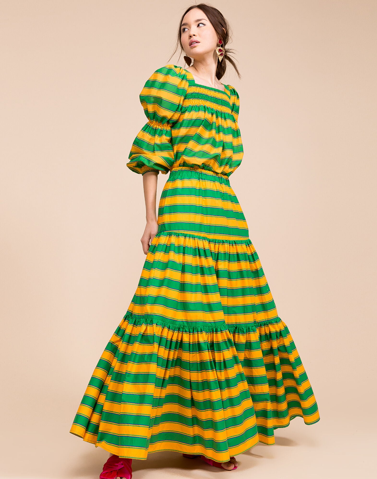 Peasant Top La DoubleJ: Ombrellone Peasant Top LaDoubleJ: Ombrellone SHI0009COT003