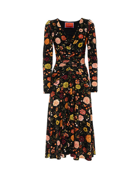 Vaudeville Dress La DoubleJ: Botticelli Black DRE0772VEL006