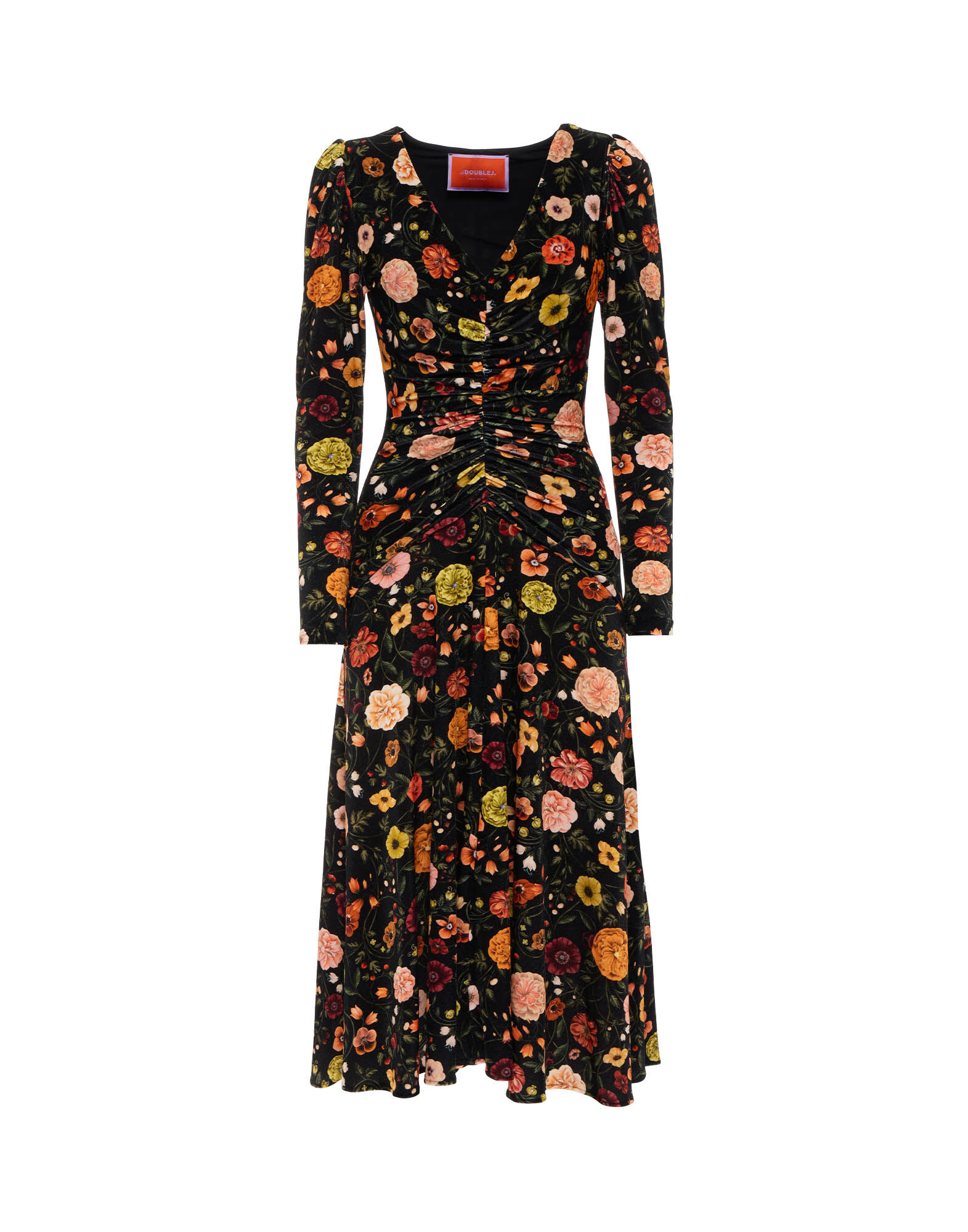 Vaudeville Dress La DoubleJ: Botticelli Black DRE0772VEL006