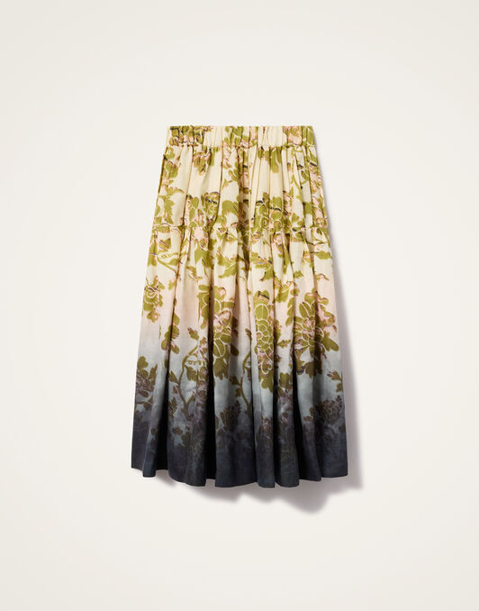 Gala Skirt La DoubleJ: Oasis Ombré Placée Green & Black Gala Skirt La DoubleJ: Oasis Ombré Placée Green & Black SKI0202LIN014