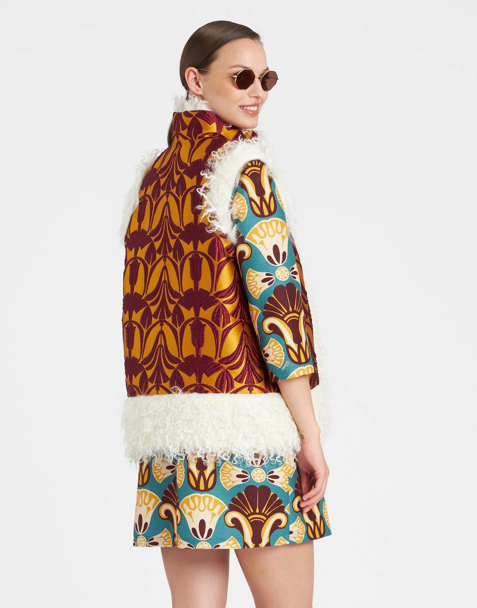 Sleeveless Folk Jacket La DoubleJ: Papyrus Gold Sleeveless Folk Jacket La DoubleJ: Papyrus Gold JAC0046JCQ052