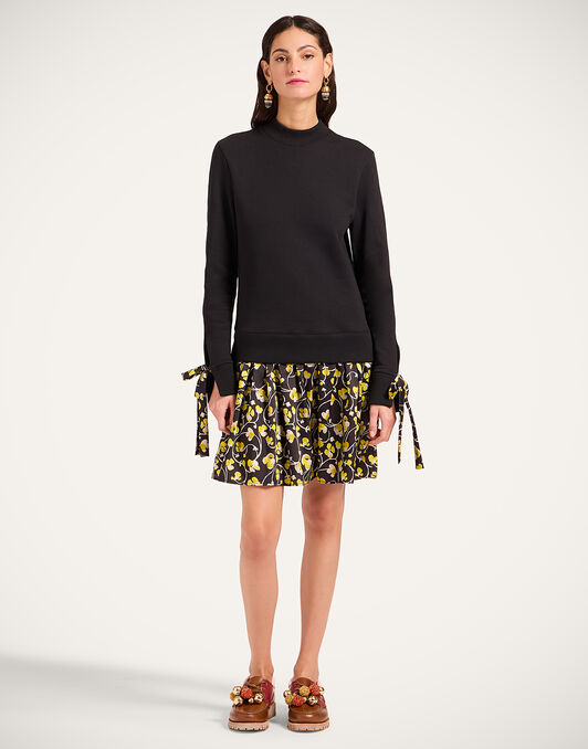 Sporty Dress La DoubleJ: Honeysuckle Black DRE0453FOD001