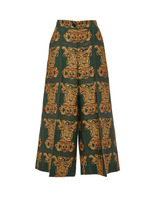 Coulotte Pants La DoubleJ: Tiger Tiles Coulotte Pants La DoubleJ: Tiger Tiles TRO0027CAD001