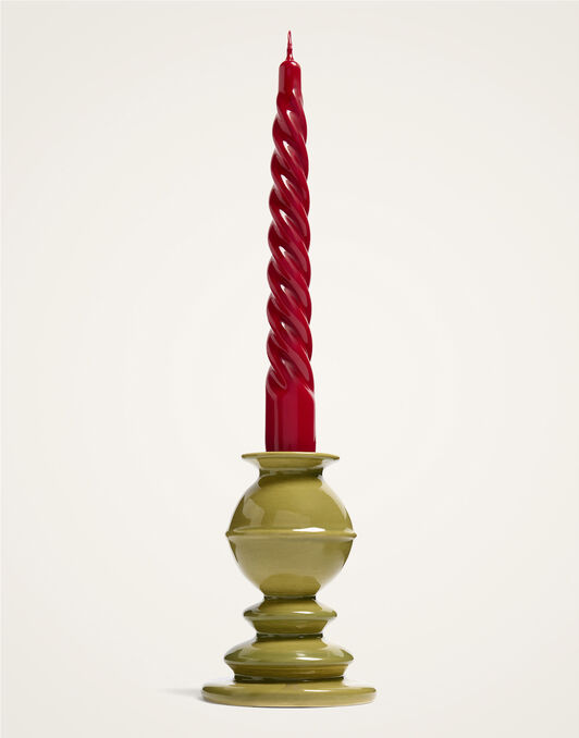 Mini Space Pillar Candle La DoubleJ: Bicolor Pistachio Mini Space Pillar Candle La DoubleJ: Bicolor Pistachio OTC0011CEW001