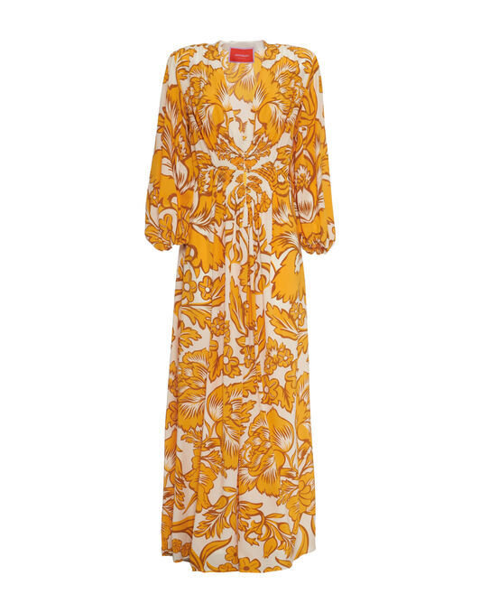Long Camerino Dress La DoubleJ: Va-Va Gold Long Camerino Dress La DoubleJ: Va-Va Gold DRE0720CRE002