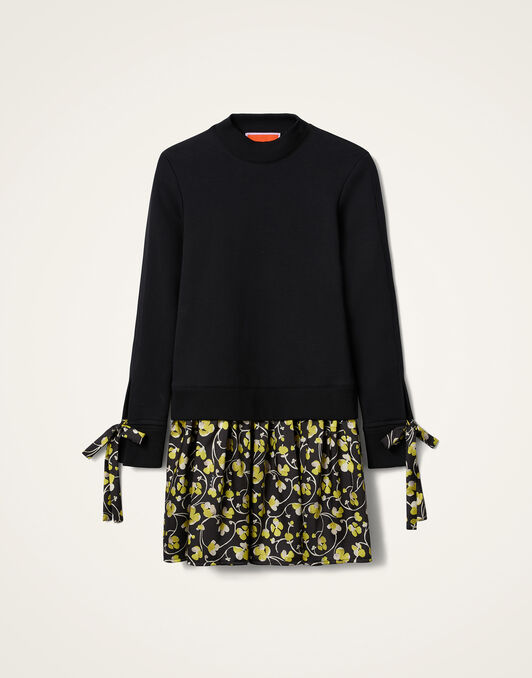 Sporty Dress La DoubleJ: Honeysuckle Black DRE0453FOD001