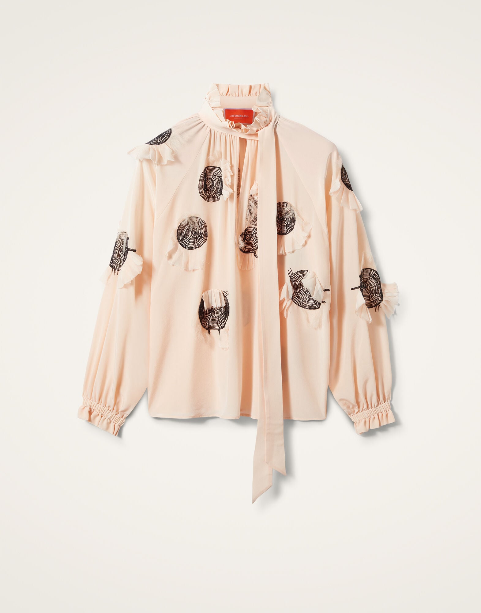 Cerere Blouse La DoubleJ: Solid Light Pink Cerere Blouse La DoubleJ: Solid Light Pink SHI0158COT087