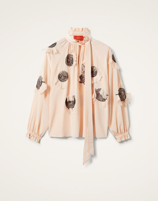 Cerere Blouse La DoubleJ: Solid Light Pink Cerere Blouse La DoubleJ: Solid Light Pink SHI0158COT087