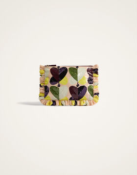 Hand Pochette La DoubleJ: Farfalla Ivory BAG0081PAI016