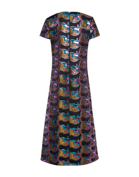 Super Swing Dress La DoubleJ: Spritz Blue Petrol DRE0001JCQ081