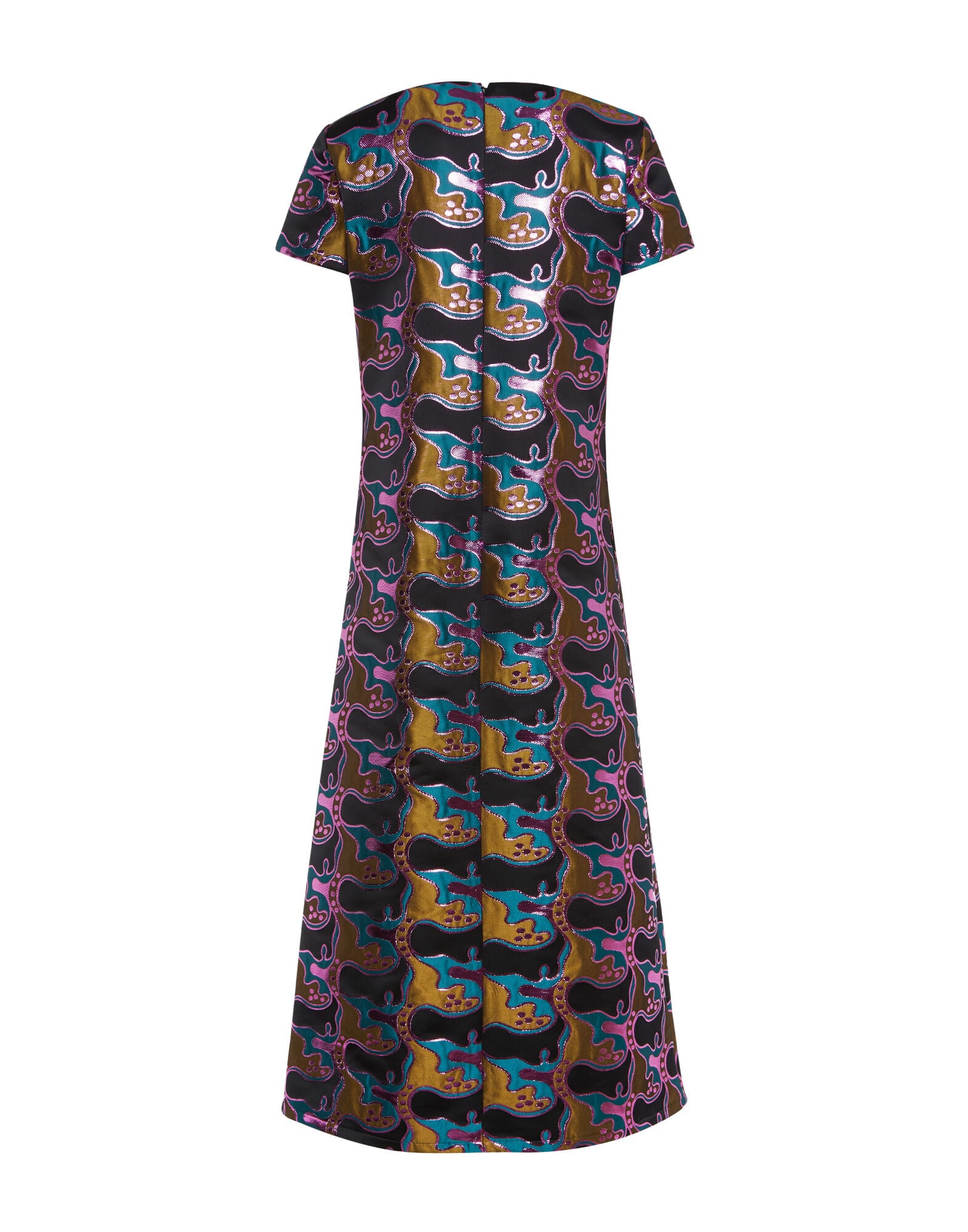 Super Swing Dress La DoubleJ: Spritz Blue Petrol DRE0001JCQ081