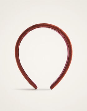 Flat Headband La DoubleJ: Animalier Rust HEB0023JCQ118