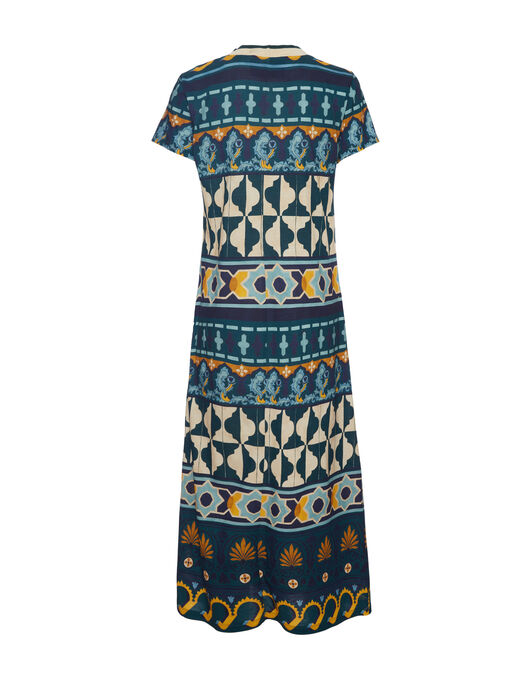 Sporty Swing Dress La DoubleJ: Casareale Barré Placèe Emerald Sporty Swing Dress La DoubleJ: Casareale Barré Placèe Emerald DRE0247JER002