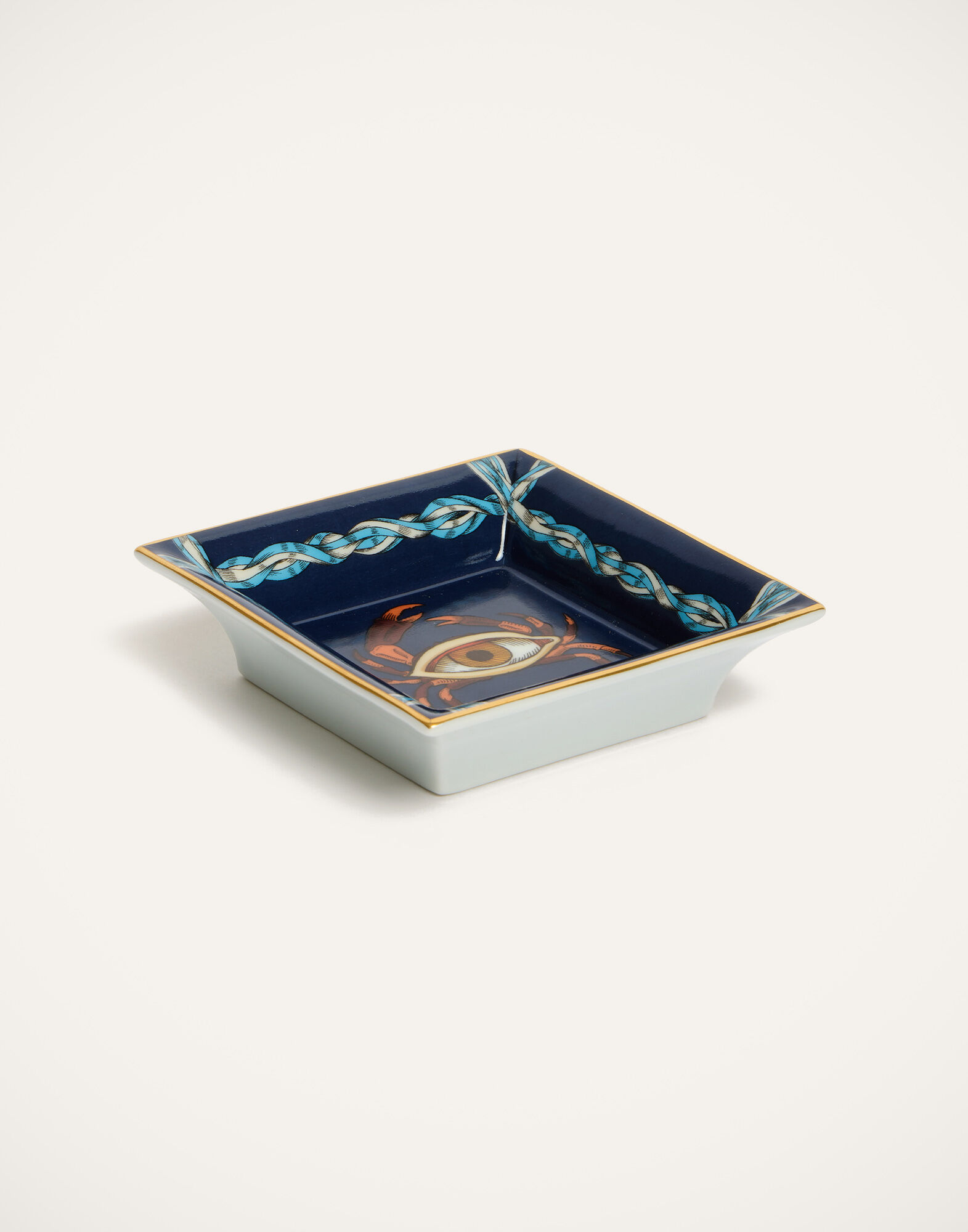 Mini Trinket Tray La DoubleJ: The Crab Midnight Blue Mini Trinket Tray La DoubleJ: The Crab Midnight Blue TRI0009CER001