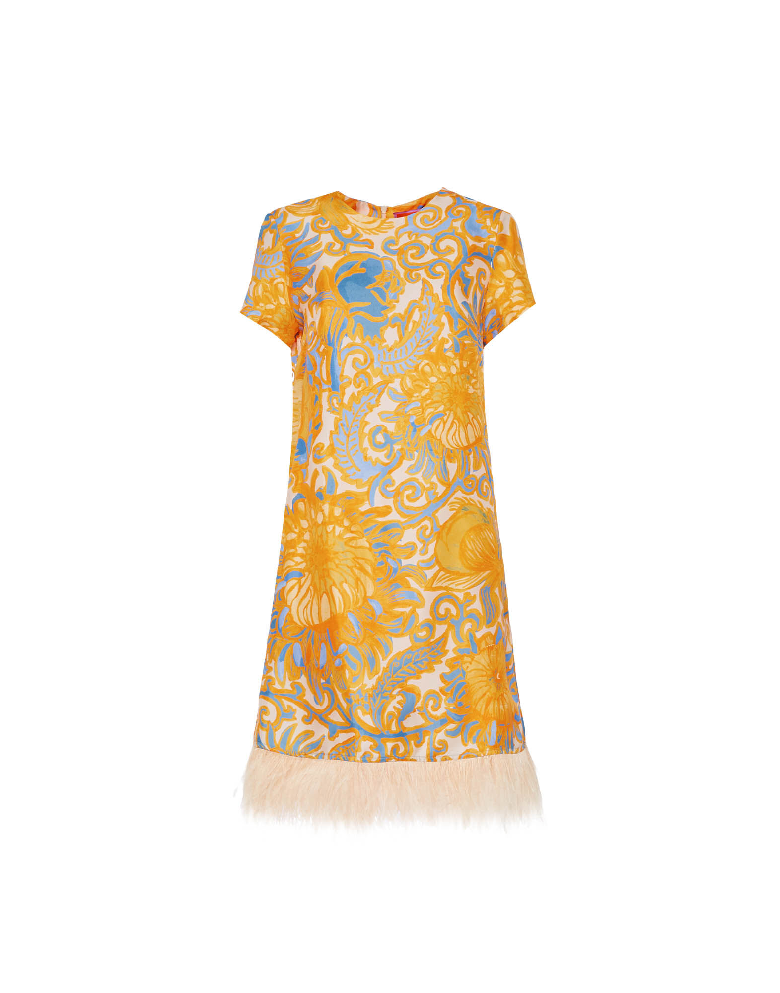 Mini Swing Dress La DoubleJ: Anemone Orange Mini Swing Dress La DoubleJ: Anemone Orange DRE0963SIL006