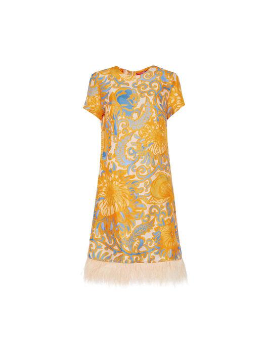 Mini Swing Dress La DoubleJ: Anemone Orange Mini Swing Dress La DoubleJ: Anemone Orange DRE0963SIL006