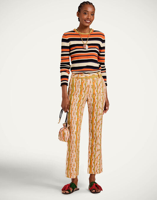Veneziana Top La DoubleJ: Multicolor Orange Veneziana Top La DoubleJ: Multicolor Orange PUL0272KNI154