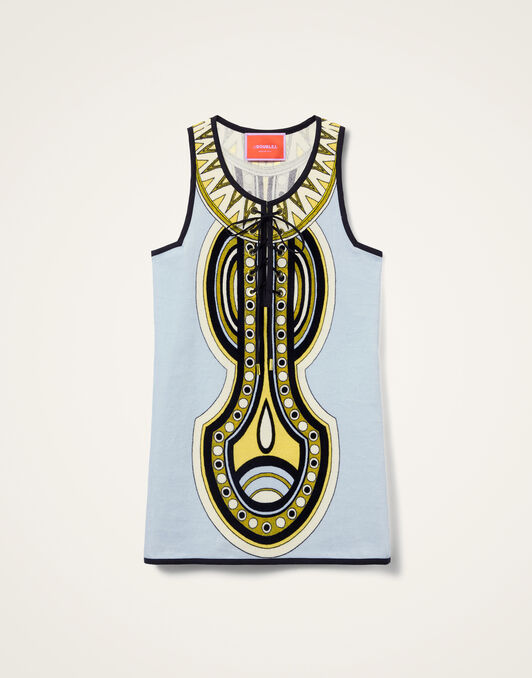 Totem Mini Dress La DoubleJ: Sanctuary Placée Light Blue DRE1083JER084