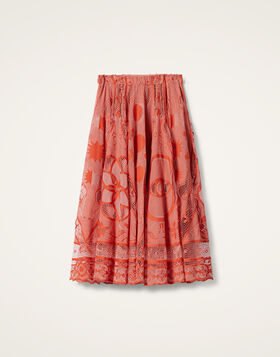 Duchess Skirt La DoubleJ: Starlight Dark Orange SKI0146LAC010