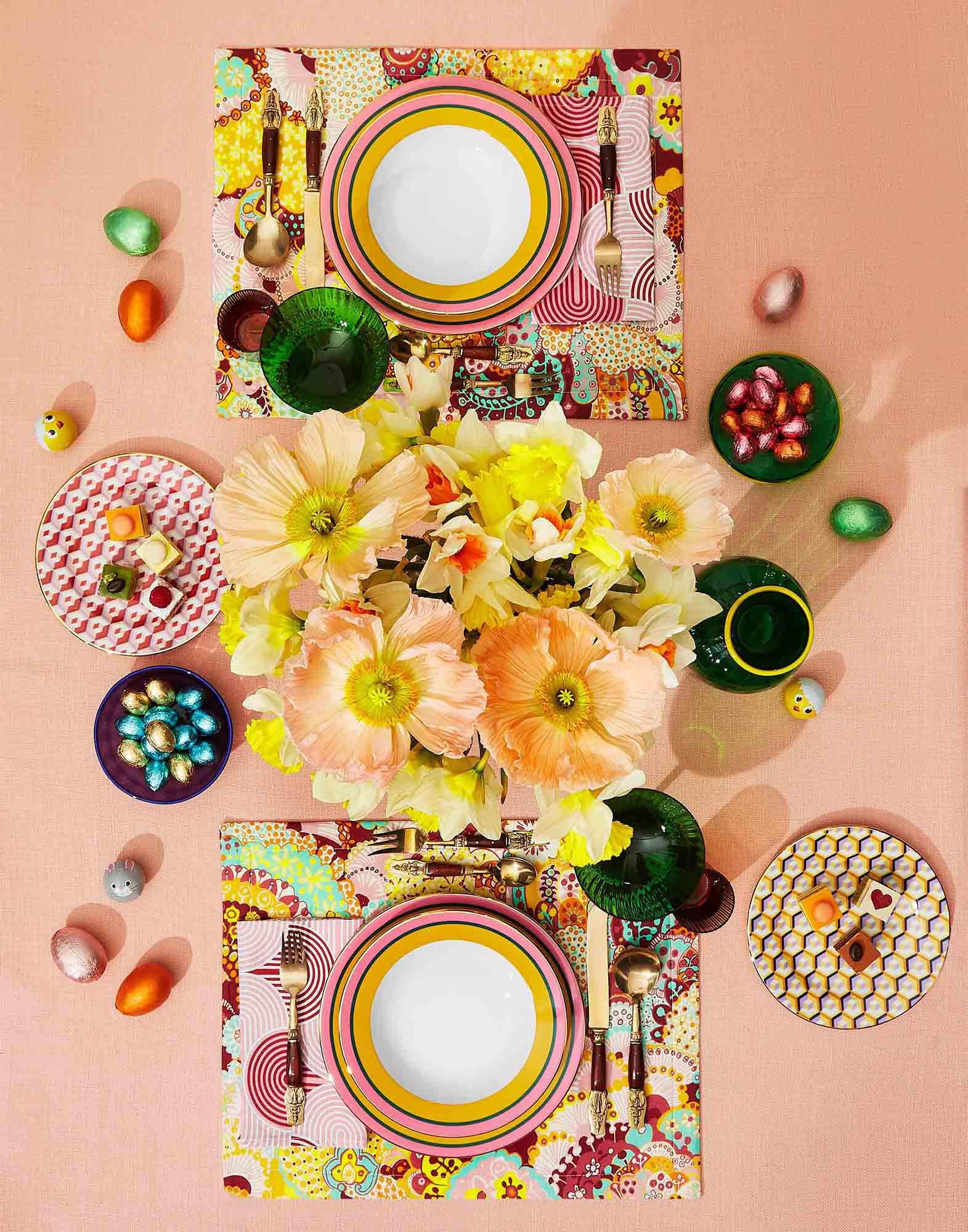 Placemat Set Of 2 La DoubleJ: Holi TBM0001LIN005