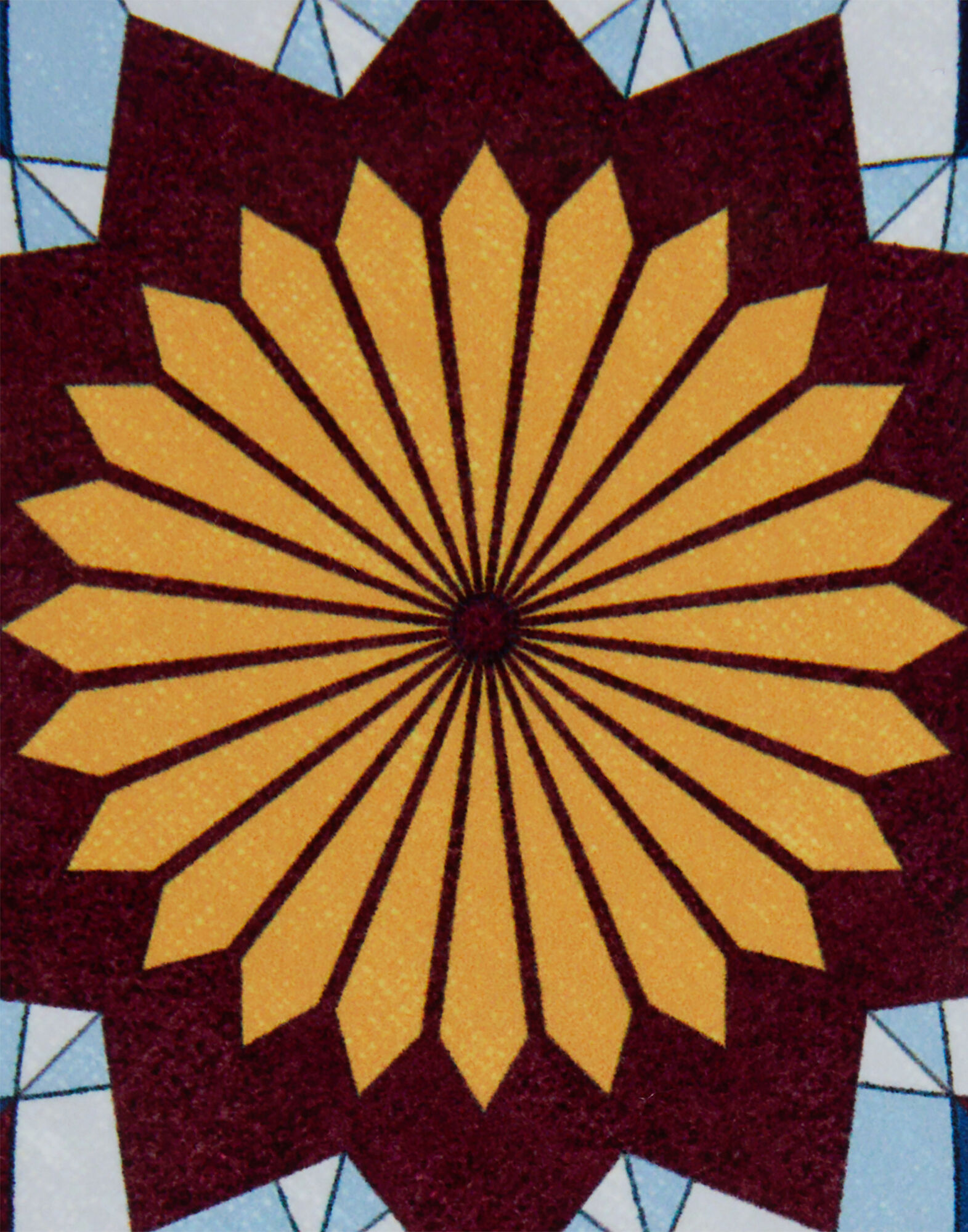 Disk Coasters Set Of 4 La DoubleJ: Lotus Of Life Blue Disk Coasters Set Of 4 La DoubleJ: Lotus Of Life Blue CST0009CRK001