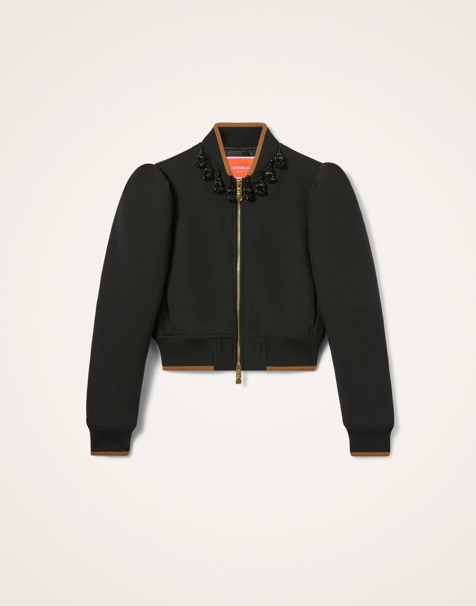 Bon Bon Bomber La DoubleJ: Solid Black Bon Bon Bomber La DoubleJ: Solid Black JAC0186WOL024