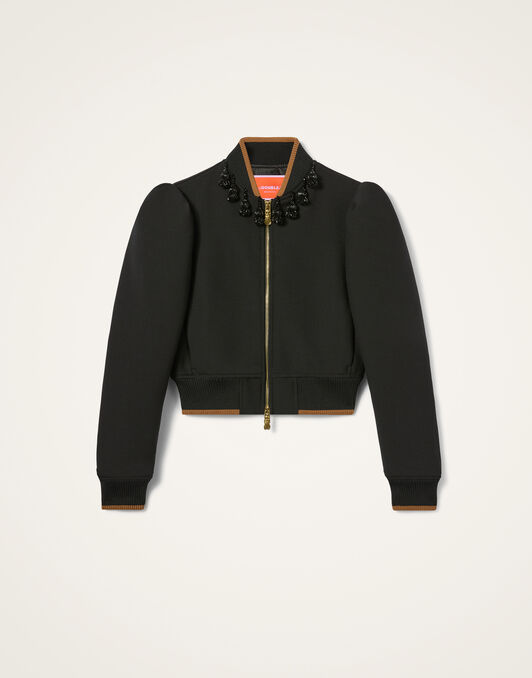 Bon Bon Bomber La DoubleJ: Solid Black Bon Bon Bomber La DoubleJ: Solid Black JAC0186WOL024