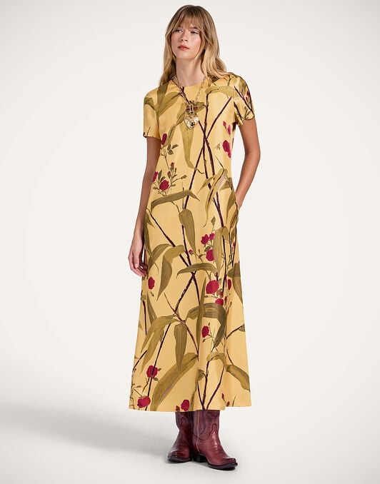 Swing Dress La DoubleJ: Bamboo Yellow DRE0001SIL001