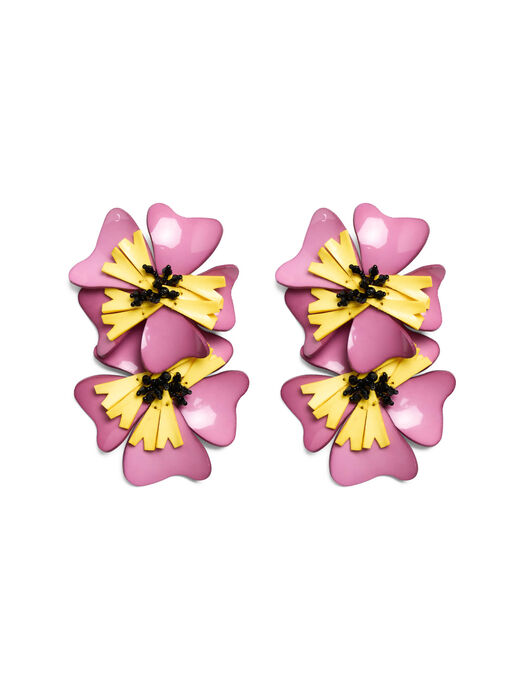 Flora Earrings La DoubleJ: Solid Pink Flora Earrings La DoubleJ: Solid Pink EAR0047POL013