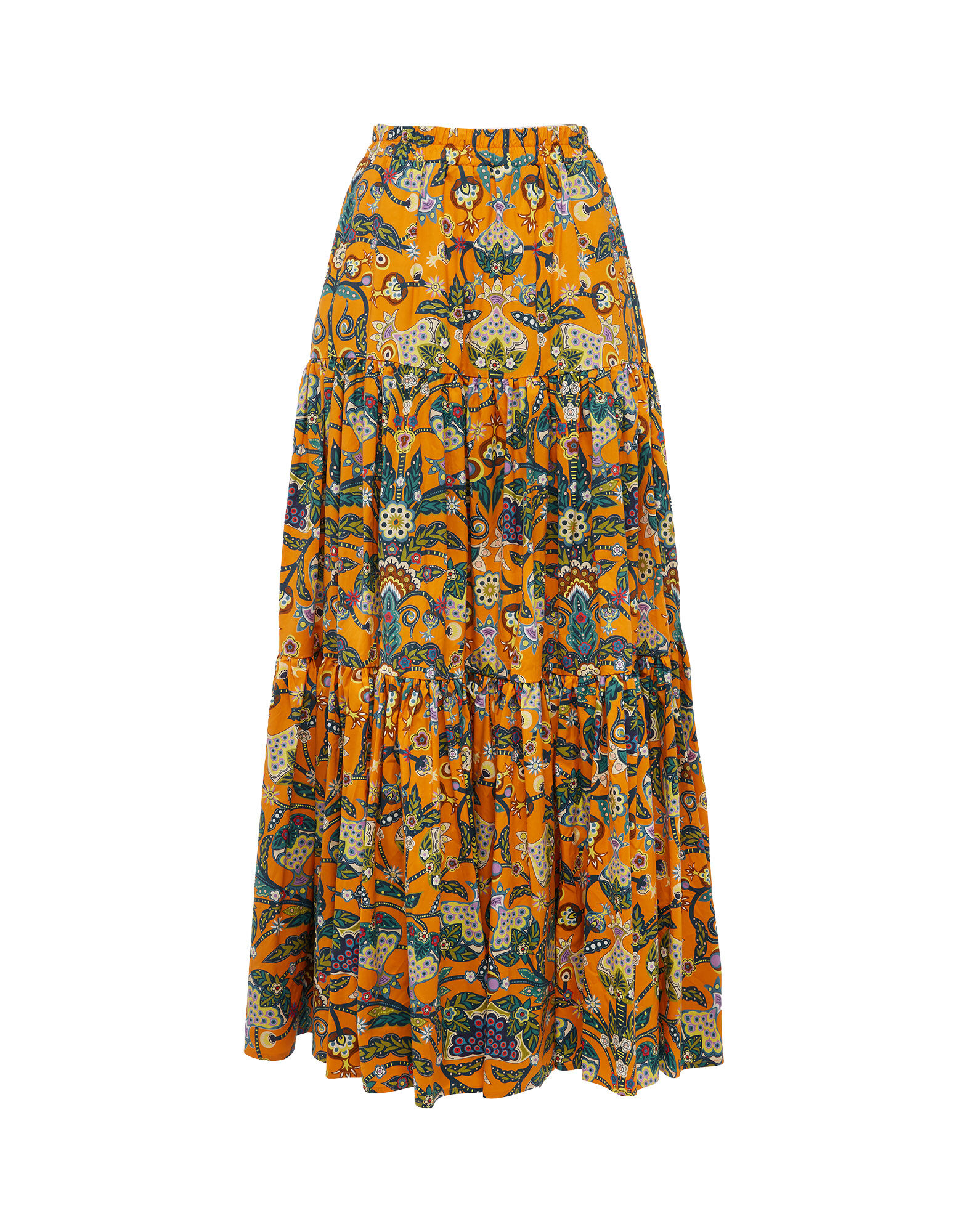 Big Skirt La DoubleJ: Tree Of Life Arancio Big Skirt LaDoubleJ: Tree Of Life Arancio SKI0001COT020