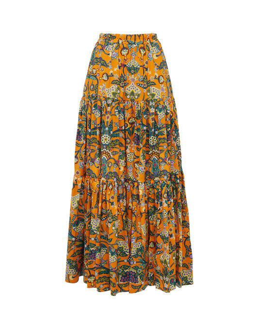 Big Skirt La DoubleJ: Tree Of Life Arancio Big Skirt LaDoubleJ: Tree Of Life Arancio SKI0001COT020