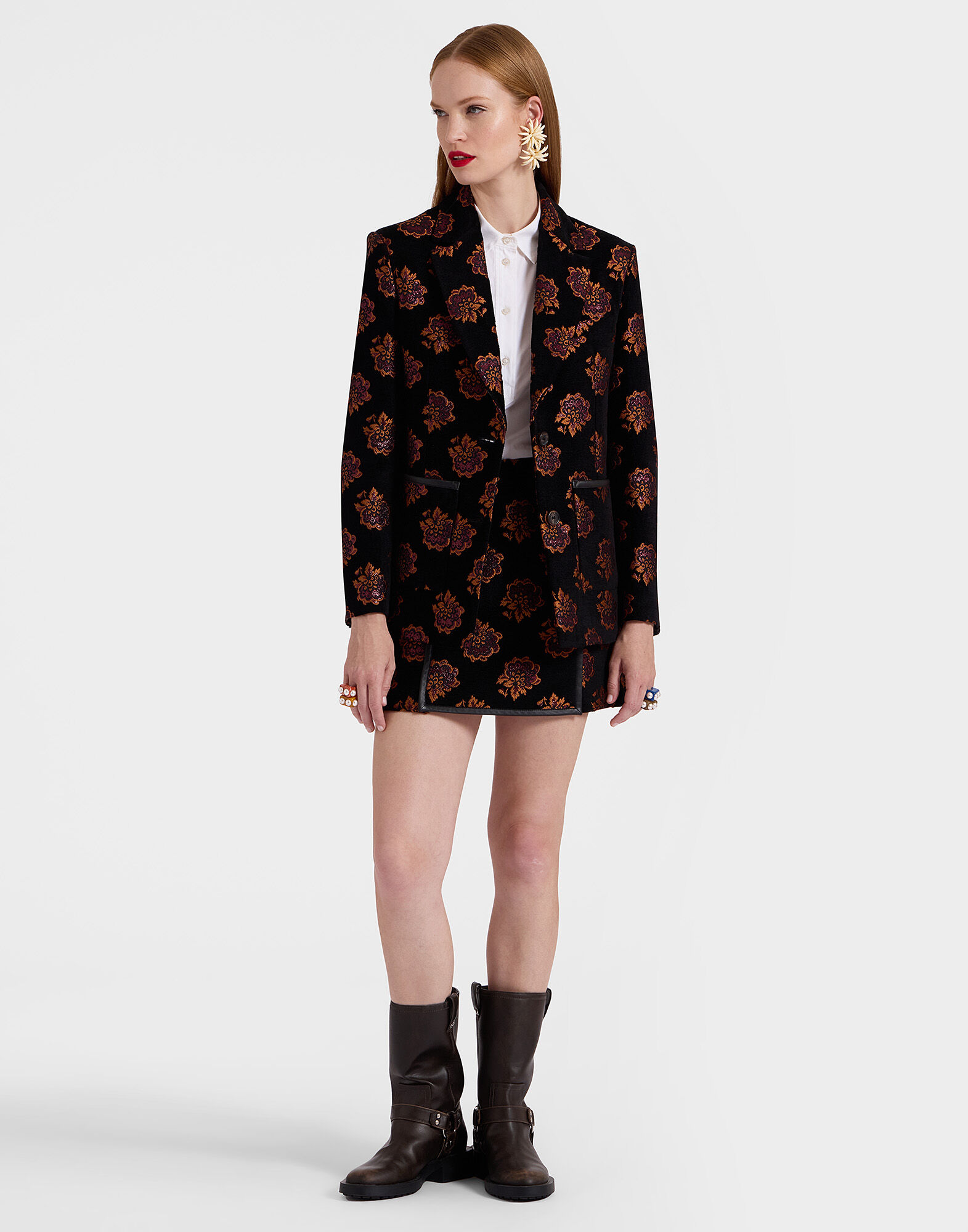 Kelly Jacket La DoubleJ: Rosette Black Kelly Jacket La DoubleJ: Rosette Black JAC0107JCQ086