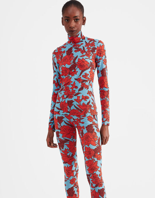 Turtleneck La DoubleJ: Lilium Turchese Turtleneck La DoubleJ: Lilium Turchese SHI0030JER005