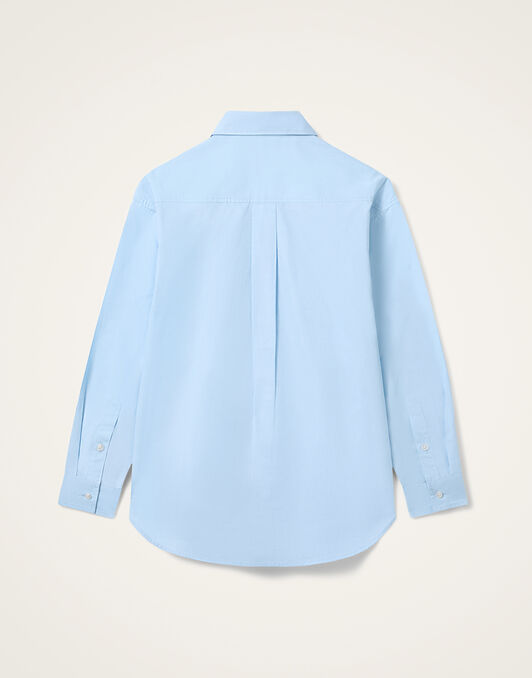 Better Than Your Boyfriend's Shirt La DoubleJ: Solid Light Blue SHI0177COT082