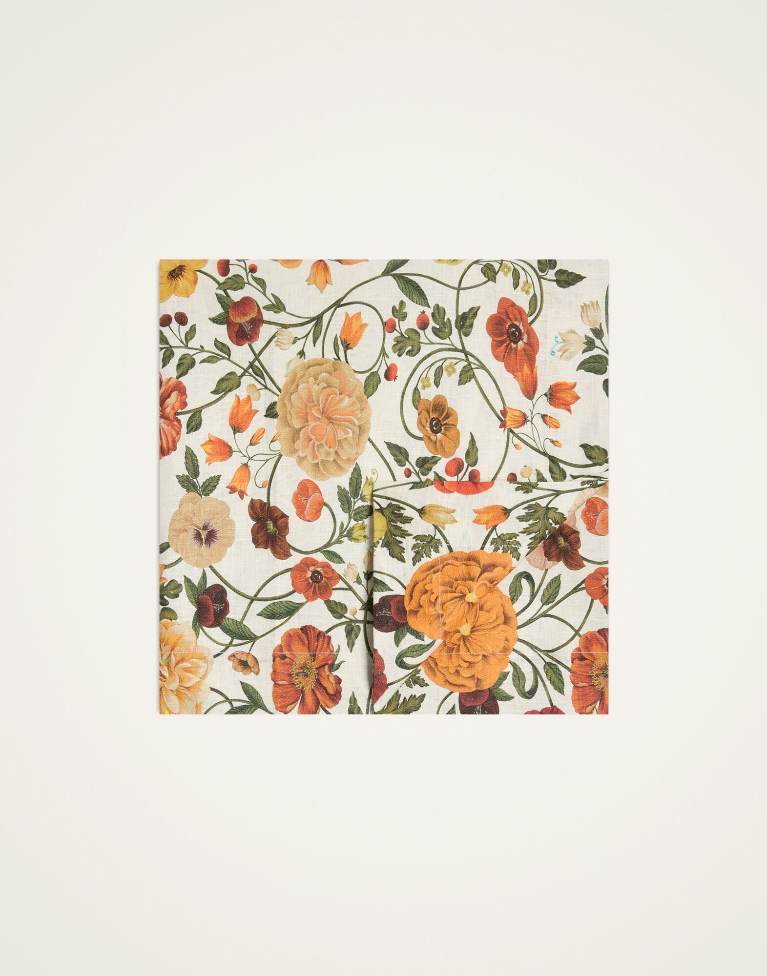 Large Tablecloth La DoubleJ: Botticelli Placée Multicolor TBC0018LIN008