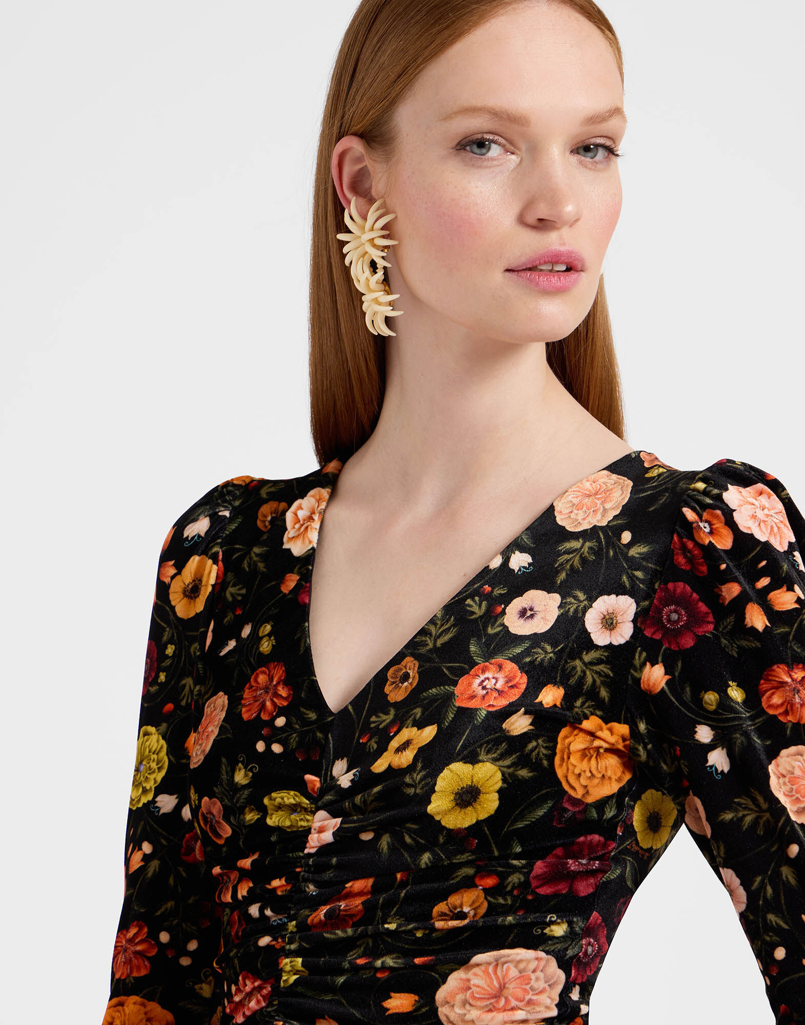 Vaudeville Dress La DoubleJ: Botticelli Black DRE0772VEL006