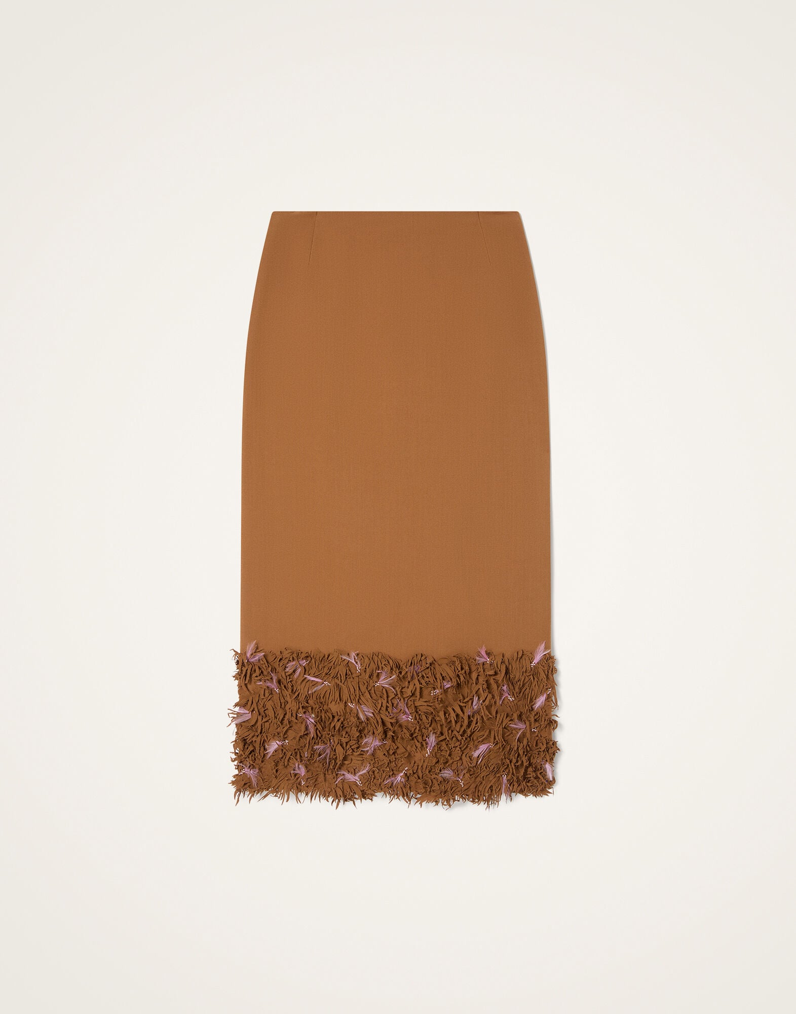 Pencil Skirt La DoubleJ: Solid Tobacco Pencil Skirt La DoubleJ: Solid Tobacco SKI0215VIS035