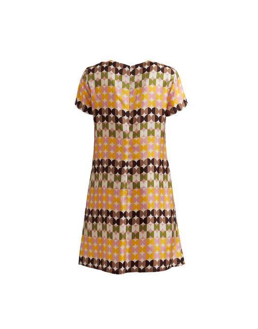Mini Swing Dress La DoubleJ: Mezzaluna Chocolate Mini Swing Dress La DoubleJ: Mezzaluna Chocolate DRE0963SIL006