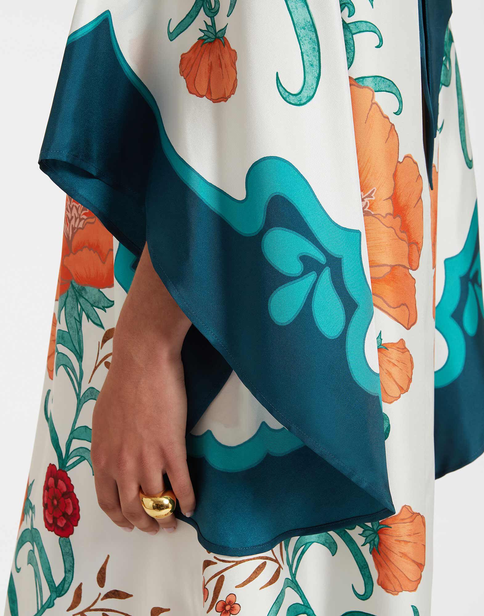Magnifico Dress La DoubleJ: Morpheus Placée Orange DRE0788SIL001