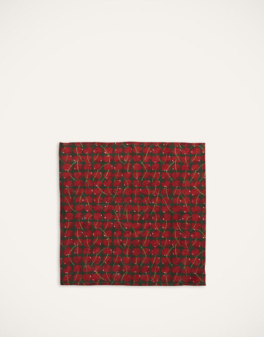 Large Napkins Set Of 2 La DoubleJ: Cherries Verde Large Napkins Set Of 2 La DoubleJ: Cherries Verde NAP0006LIN001