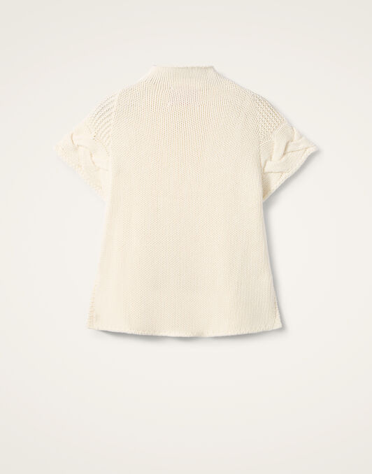 Portrait Top La DoubleJ: Solid Ivory PUL0204KNI120