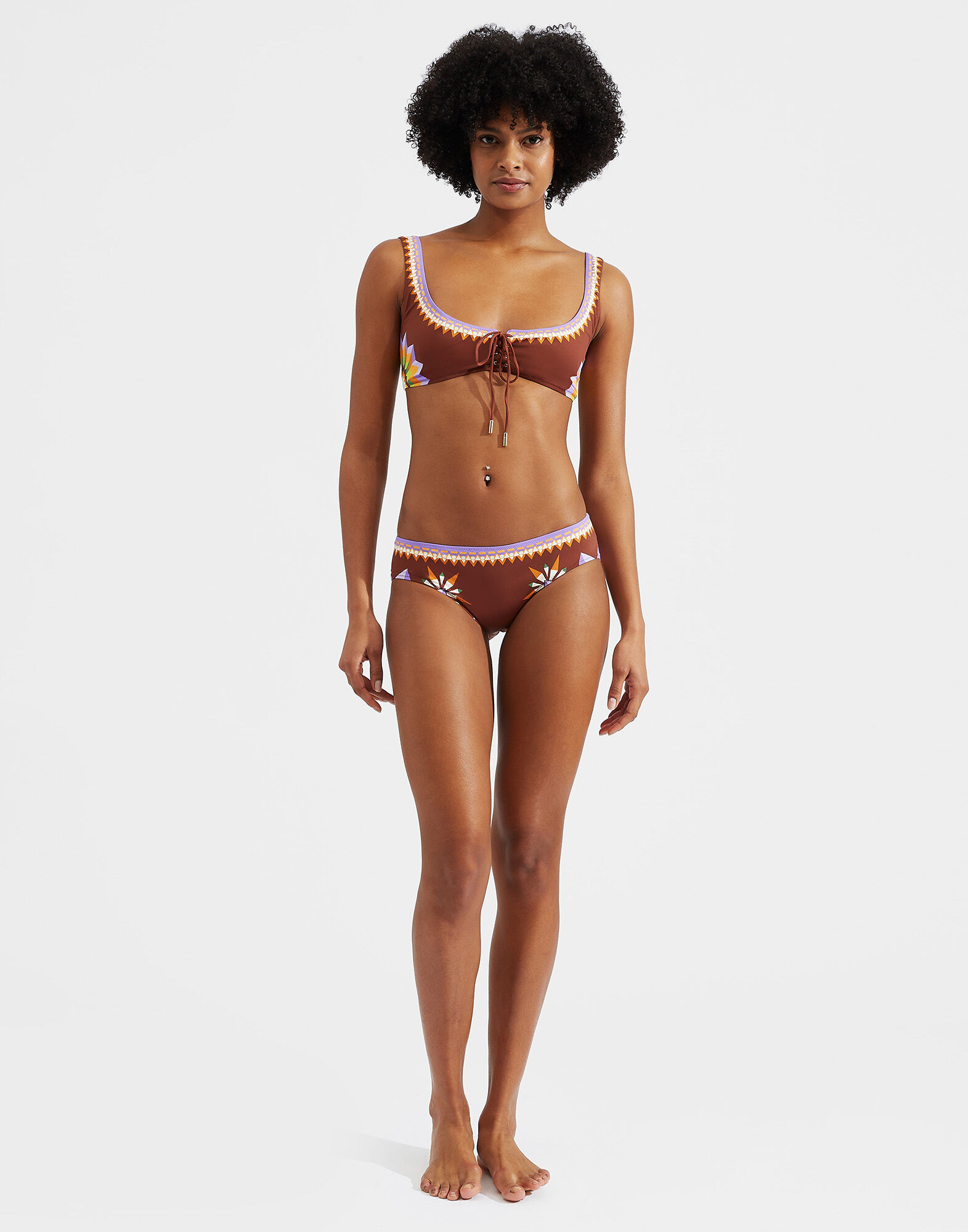 Sunset Bikini Top La DoubleJ: Sunset Moro Placée Sunset Bikini Top La DoubleJ: Sunset Moro Placée SWI0046LYC006