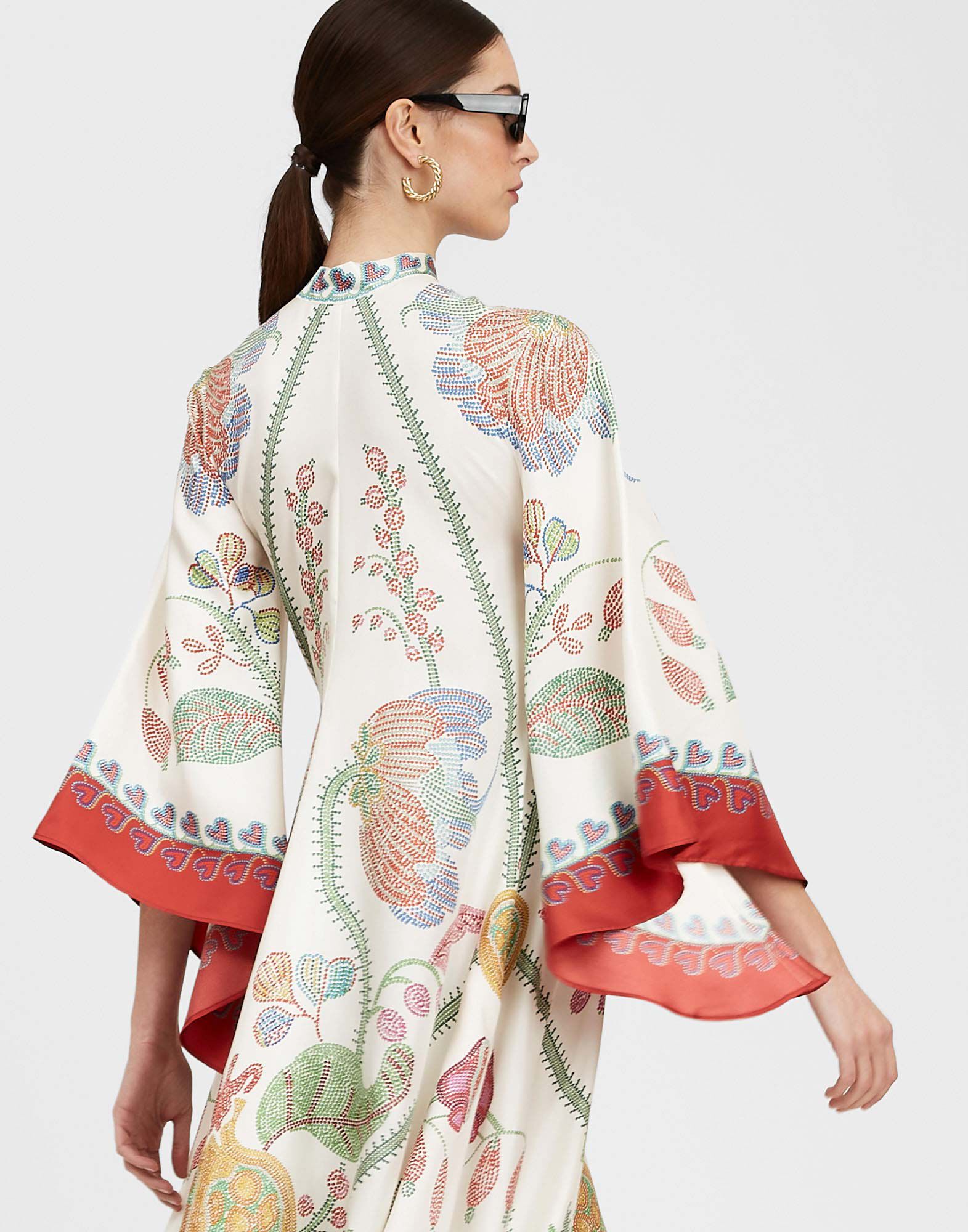 Magnifico Dress La DoubleJ: Grenadilla Placée Off White DRE0232SIL006