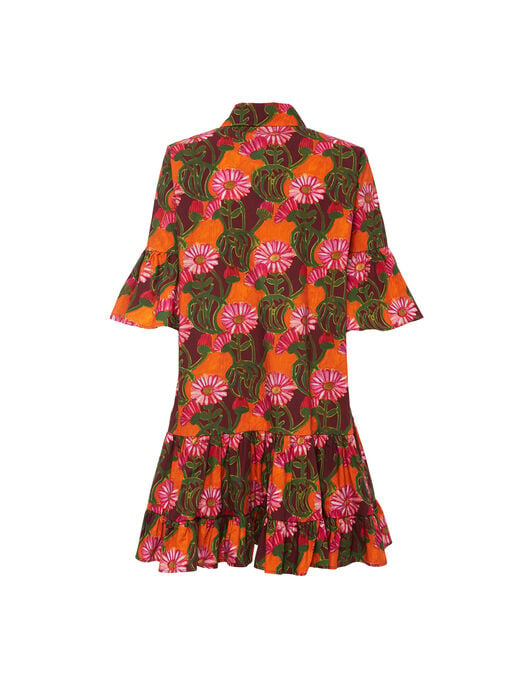 Choux Dress La DoubleJ: Orange Gerber DRE0205COT015