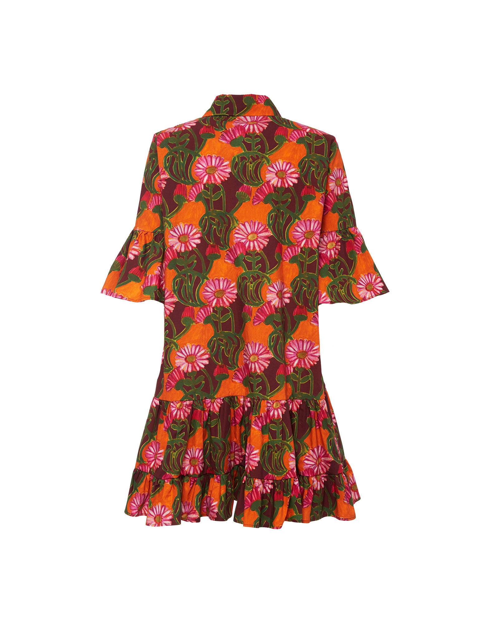 Choux Dress La DoubleJ: Orange Gerber DRE0205COT015