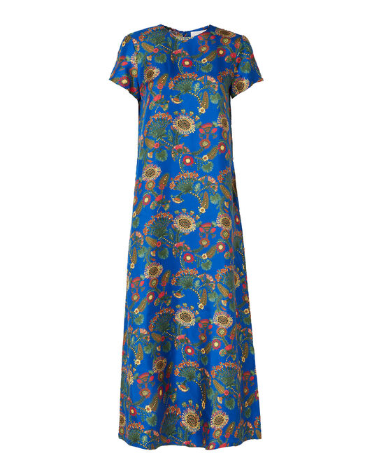 Swing Dress La DoubleJ: Thistle Blu Swing Dress LaDoubleJ: Thistle Blu DRE0001SIL001